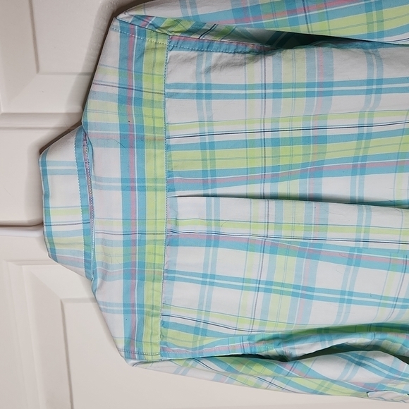 Kitestrings Pastel Plaid Button Down Shirt Size 3T - Picture 7 of 10